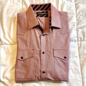 Men’s Express fitted button down, size M